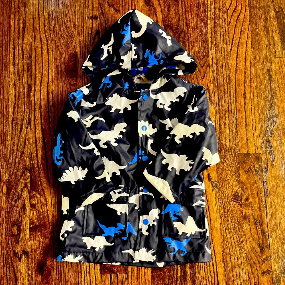 EUC Hatley Glow in the dark raincoat